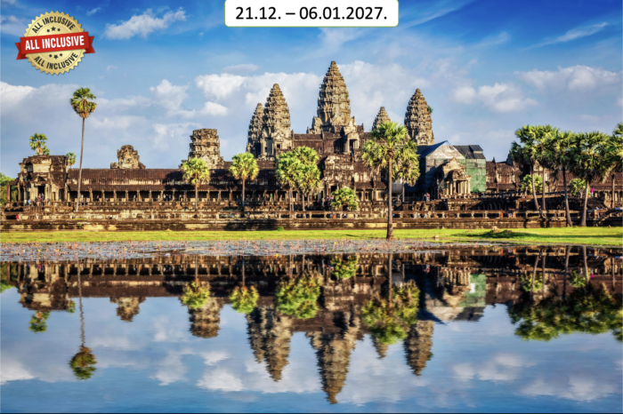 Vijetnam i Kambodža – doček Nove godine 2027 (iz Ljubljane)